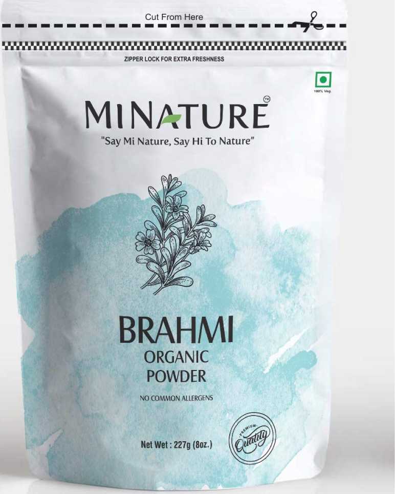 MiNature Organic Brahmi Bacopa Monnieri Powder