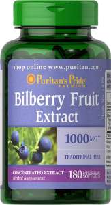 Puritans Pride Bilberry
