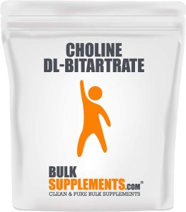 BulkSupplements Choline DL-Bitartrate Powder
