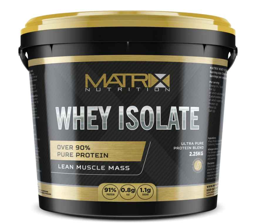 Matrix Nutrition Pure Whey Protein Lean Muscle Builder Powder